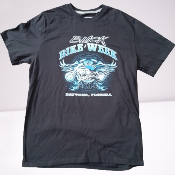 Black Bike Week Daytona 2014 T Shirt - Picture 1 of 6